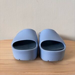 Lemon Jelly Women's Blue Platform Slides